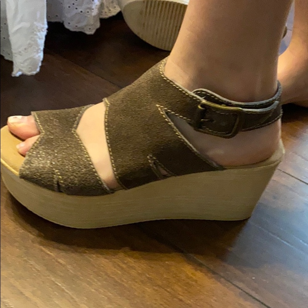 Sbicca platform Wedges- worn once!